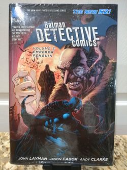 Batman, Detective Comics : Emperor Penguin
(BRAND NEW / FACTORY SEALED) 

Hardcover Graphic Novel