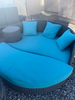 Wicker Outdoor Patio Daybed