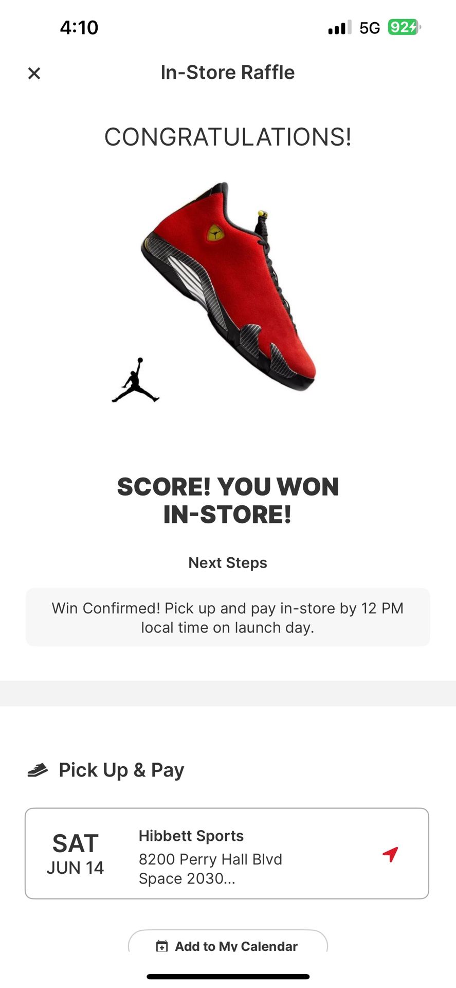 Nike Air Jordan 14 Ferrari