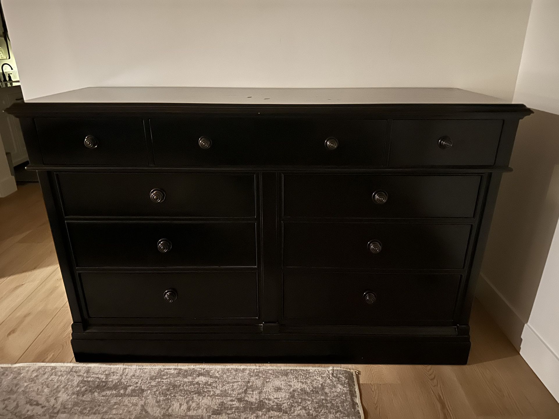 pottery barn black dresser PB BRANFORD 9-DRAWER for Sale in El Cajon, CA Long A-Line Halter Prom 1950s promdress Metal hardware is finished Size:36X32