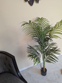4 ft tall artificial palm tree