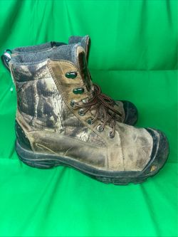 Keen Camo Boots Mens Size 11.5 400 Gram Insulation, Water Proof