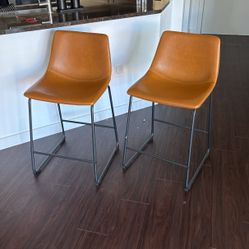 2 Counter Height  Bar Stools 