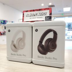 Beats Studio Pro Headphones Brand New - $1 DOWN PAYMENT - NO CREDIT NEEDED