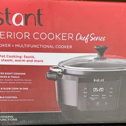 Instant Pot Superior Cooker Chef Series 7.5Qt Slow Cooker + Multifunctional Cooker NEW IN SEALED BOX