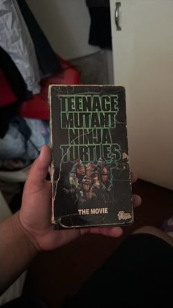 teenage mutant nunja thrtles the movie vhs