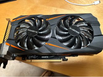 Gigabyte GeForce GTX 1060 WindForce OC 3GB (Model: ⁠GV-N1060WF2OC-3GD⁠, revision 1.0).