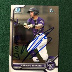 Warming Bernabel Rookie Card Auto