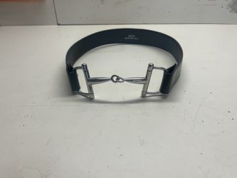 Gucci Horsebit Green Leather Women's Belt 80cm