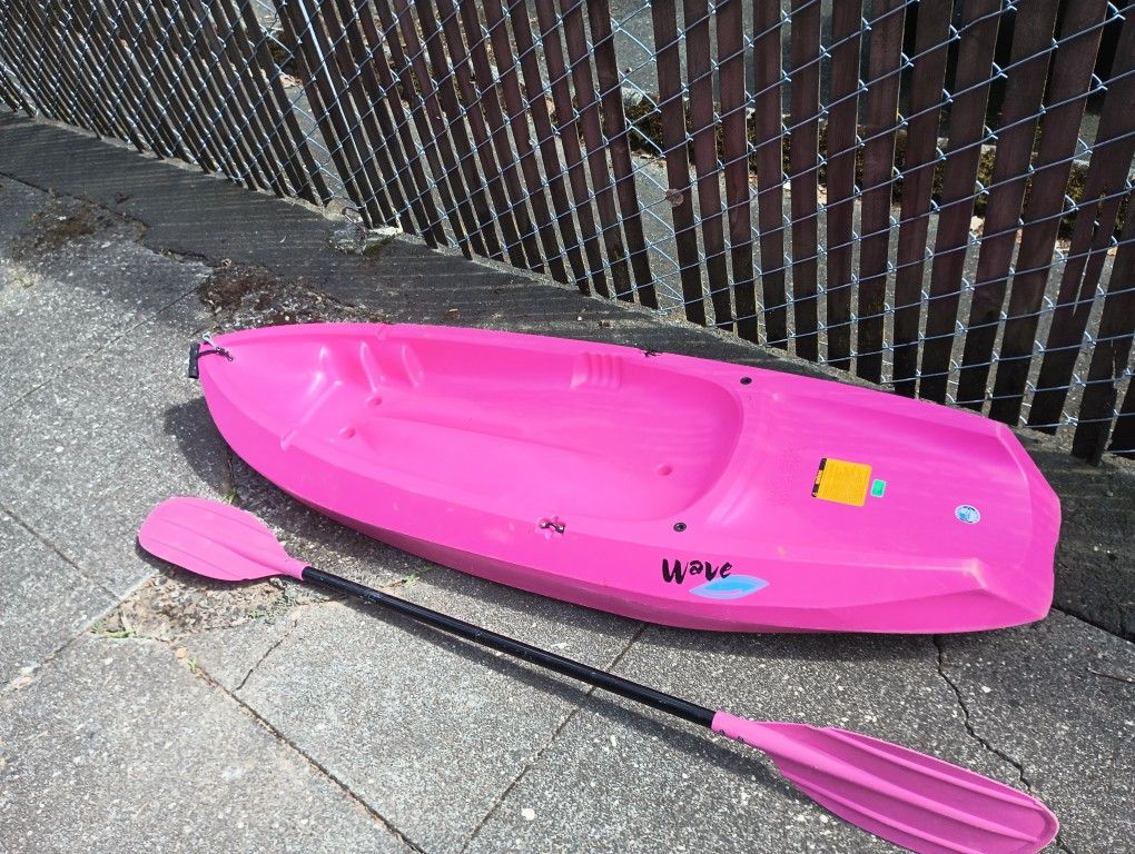 Pink Kayak