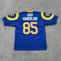 Vintage RAMS Jack Youngblood NFL Mitchell & Ness Sewn Jersey 
