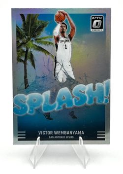 2024 Panini Donruss Optic Victor Wembanyama Splash! Holo Prizm #4 Spurs