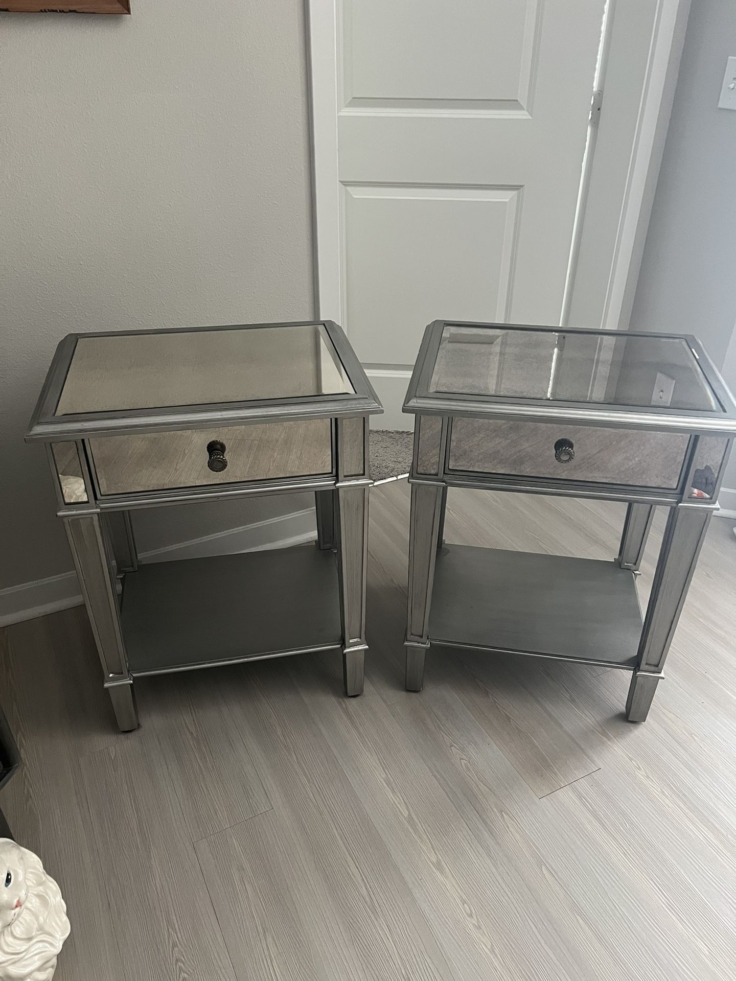 Mirrored Nightstands