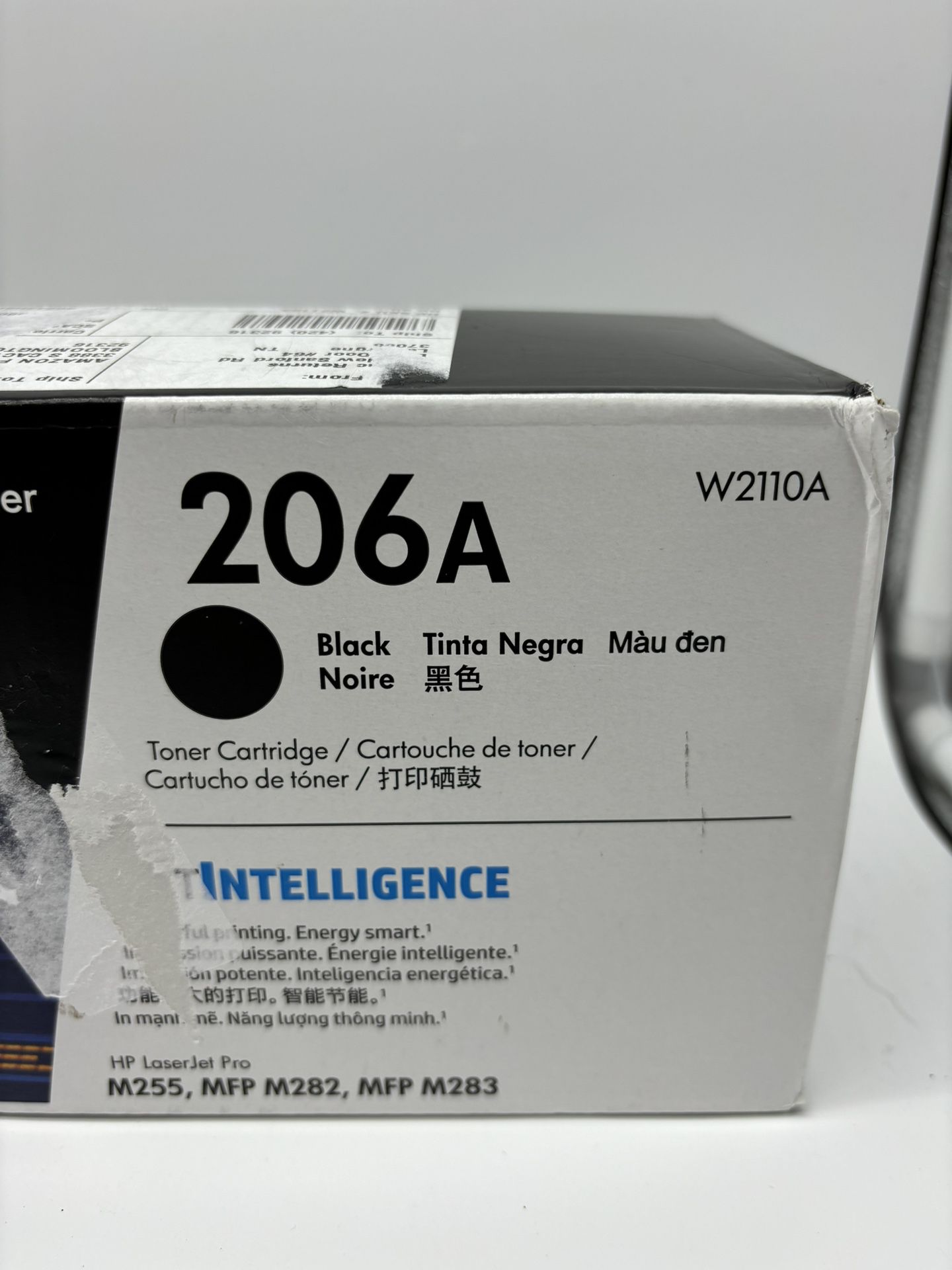 HP 206A BLACK Toner W2110A for Color MFP M282 M283 M255 Open Box Expired 2023