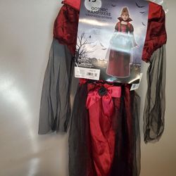 Gothic Vampiress Halloween  Girl Costume Size 8-10  BRAND NEW !!!
