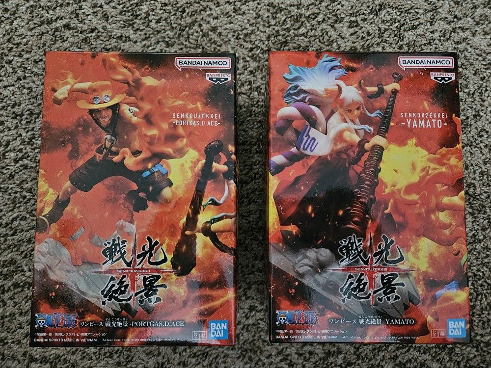 One Piece : Ace And Yamato Figurine Set 