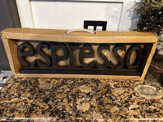 Wood Espresso Decor