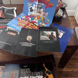 Huge Lot Of 1980s Movie Promos And Posters