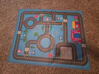 Pop-it-Up Garage with Road Play Mat and Storage
