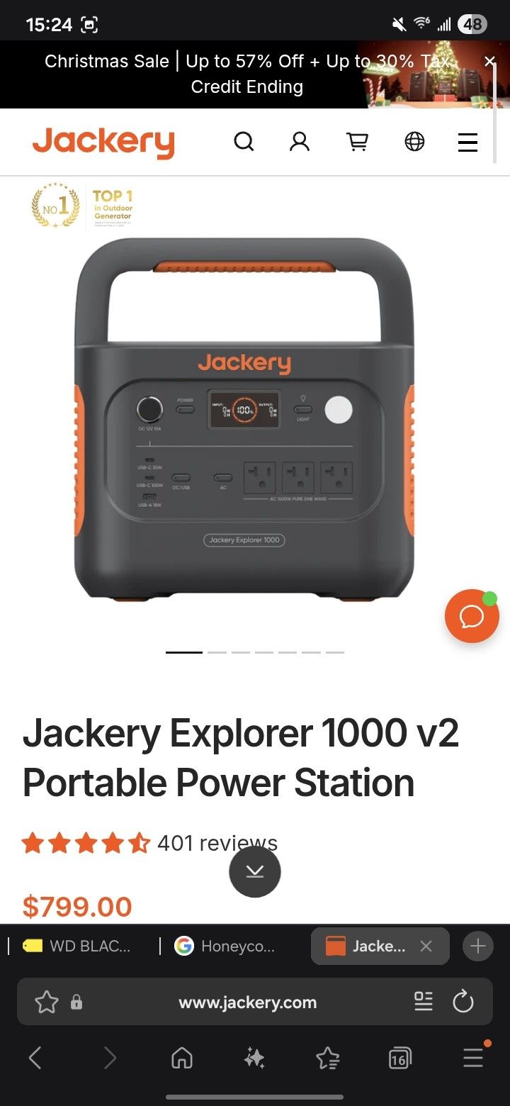 Jackery Explorer 1000 v2