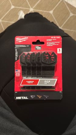 1-3/8 in. Carbide Universal Fit Extreme Metal Cutting Multi-Tool Oscillating Blade (5-Pack)