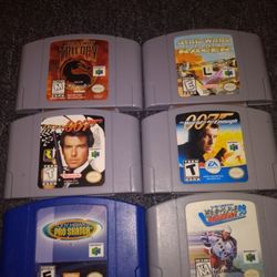N64 game lot golden eye 007 Mortal Kombat trilogy and more