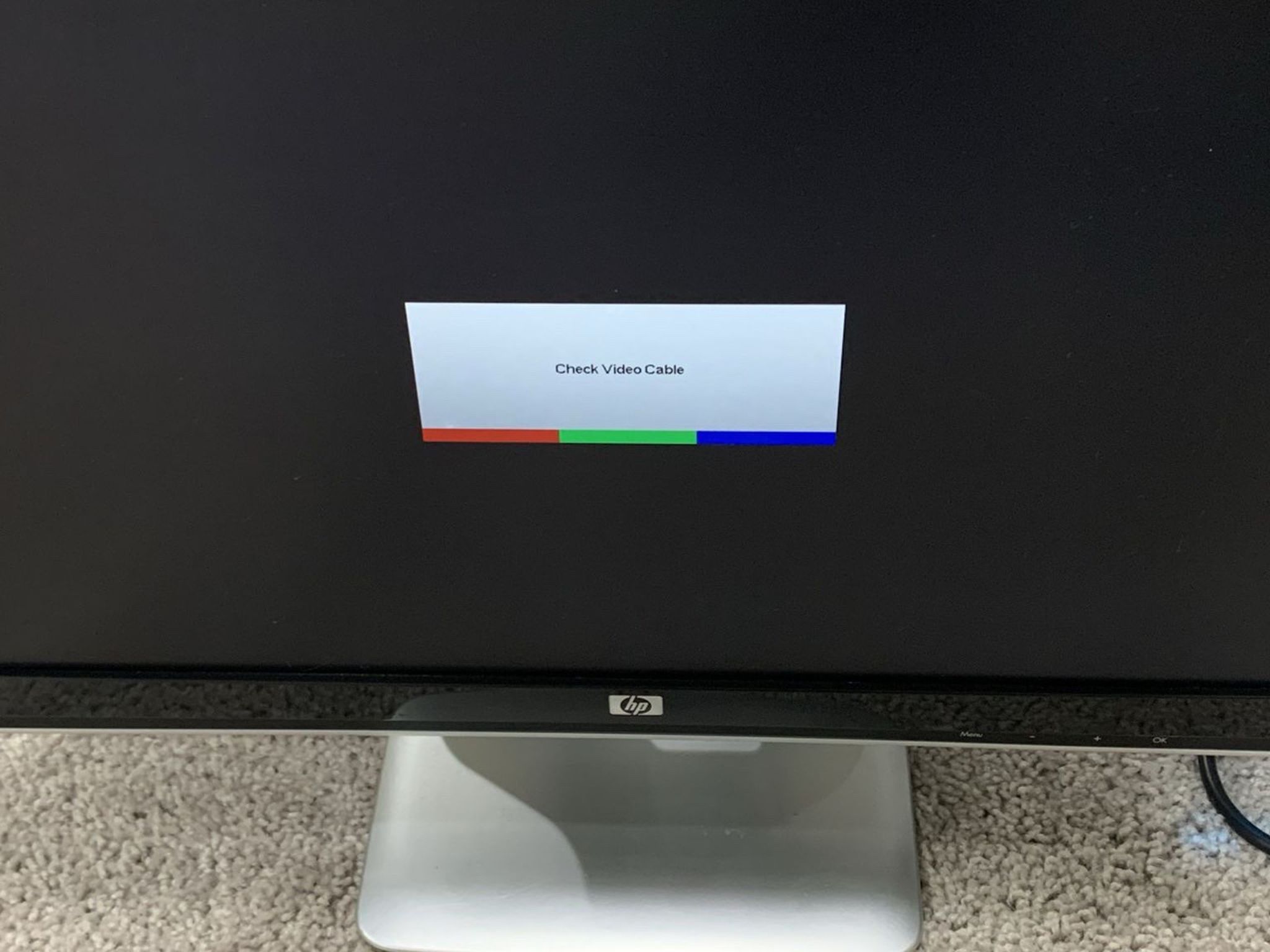 HP Monitor 20” like brand new