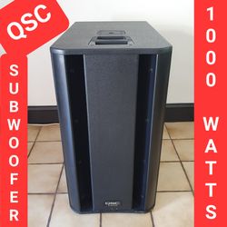 Powered Subwoofer QSC KSub 1.000 watts - LIKE NEW!