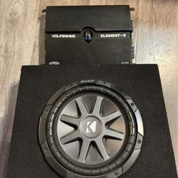 10” Kicker Subwoofer And 1600 W Amplifier 