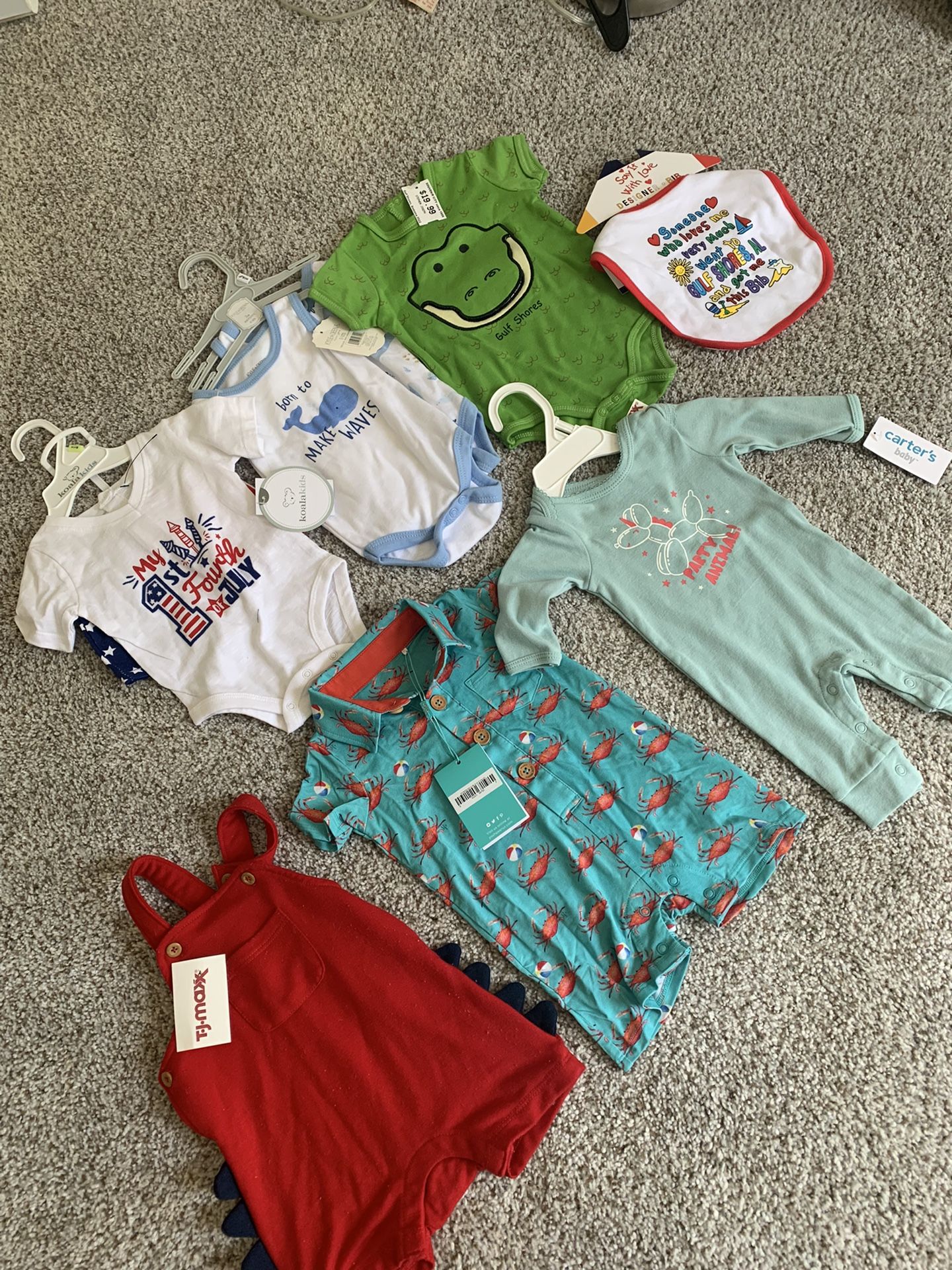 Lot of NEW 0-3 Baby Clothes