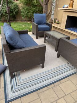 4 piece hampton bay patio furniture