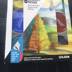 Golden PanPastel Artist Pastels, Landscape, Paysage Set Of 6 Colors, New