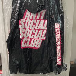 Anti Social Club Hoodie Size XL Used