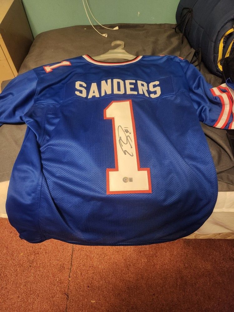 Autographed Emmanuel Sanders Buffalo Bills Jersey 