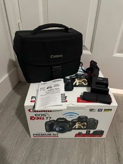 Canon dos rebel t7, black
