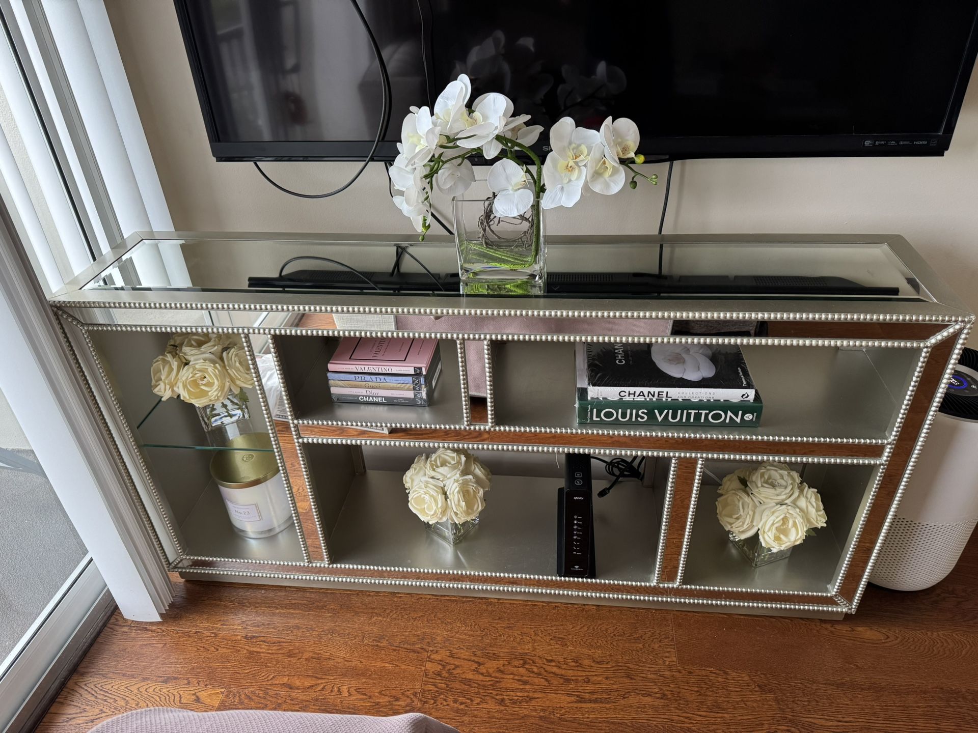 Console Table With Shelves