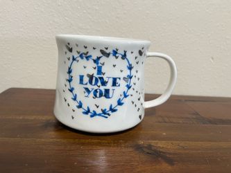 New Anthropologie “I love you/I know” Mug