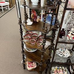 Vintage Curio Knick Knack Shelf