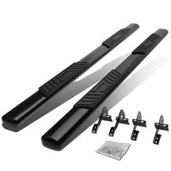 LA Zona Auto Parts 5 inch Nerf Bars 2004 to 2014 Ford F150 Estribos Negros Running Boards Extended Cab