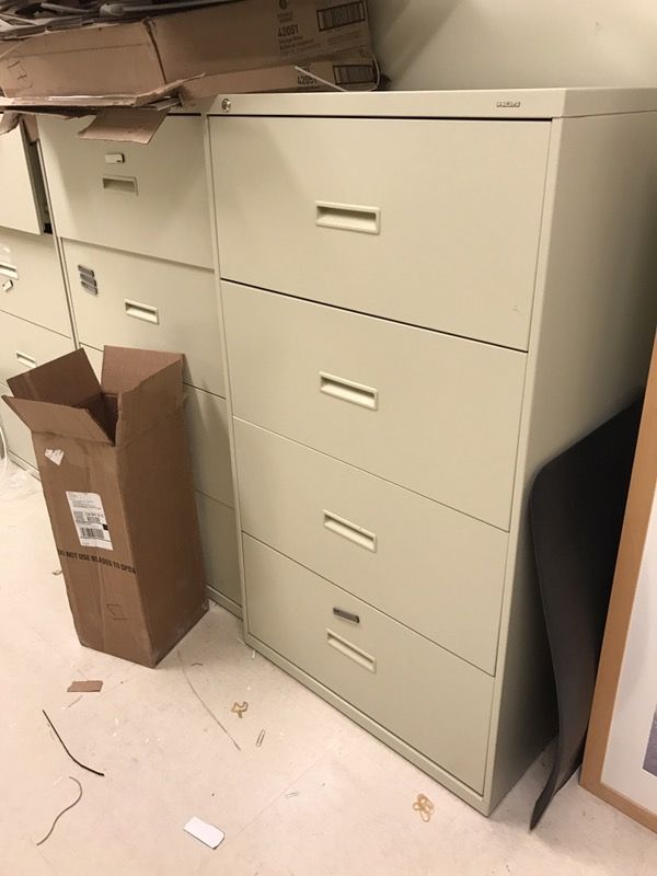Four Drawer lateral file -- 30"w