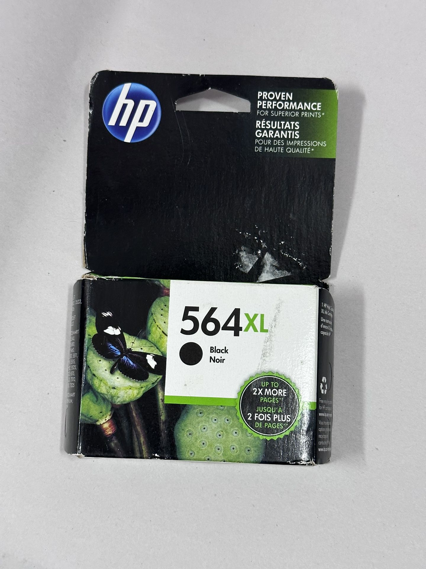 HP Ink Cartridge Black New In Box 564XL Printer Ink