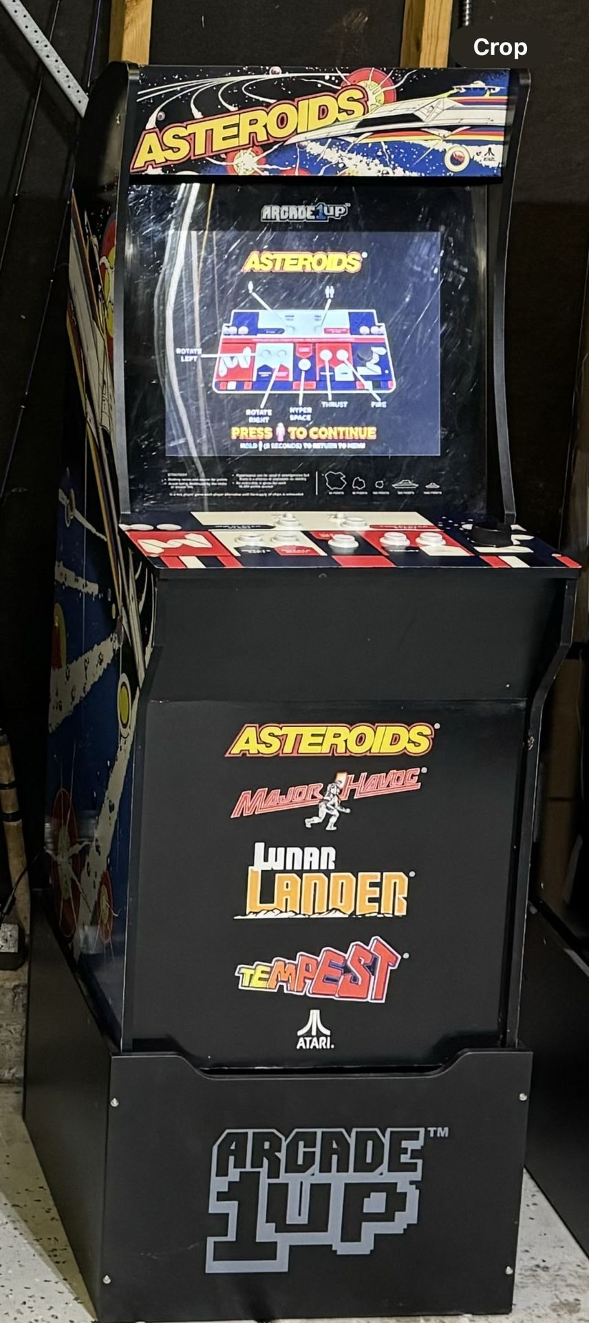 1 Up Arcade Asteroids