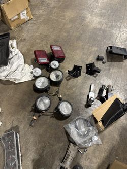 Jeep Wrangler JK Tail And Fog Lights 