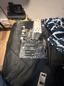 Cpu, motherboard and cpu cooler