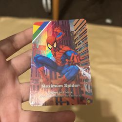 Uno Ultimate Foil Card Rare Maximum Spider