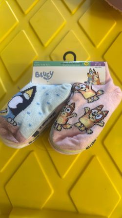 Bluey Toddler Ankle Socks 10-Pack Size 4T-5T and 2T - 3T