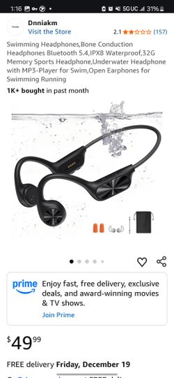 Bone Conduction Underwater Headphone