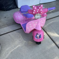 Minnie Mouse Motorcycle 