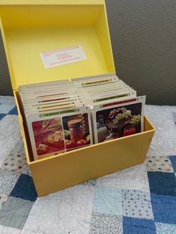 Vintage Betty Crocker Recipe Card Library