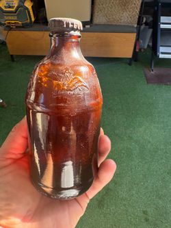 Antique Budweiser beer